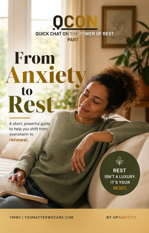 QCON | QUICK CHAT ON THE POWER OF REST | EBOOK| YMWC| BY HPSANTITO